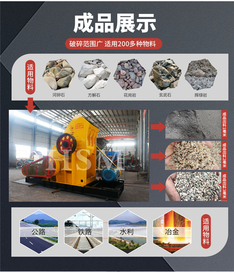 雙級破碎機適應物料 雙級破碎機適應物料